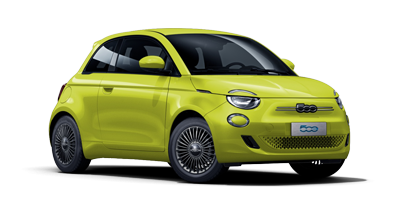 All-Electric Fiat 500 - Acid Green