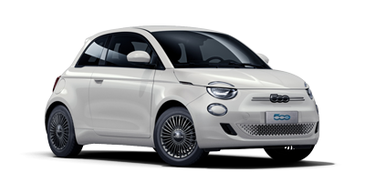 All-Electric Fiat 500 - Ice White